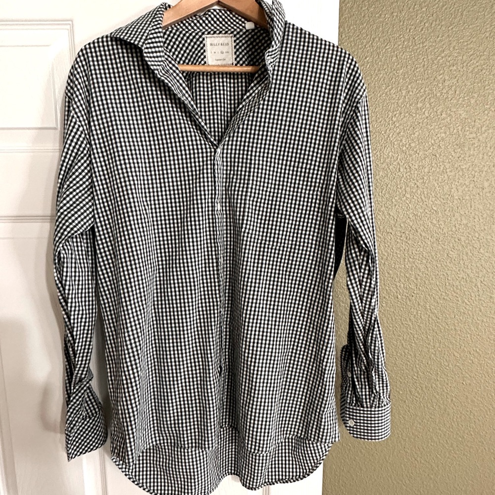 Billy Reid casual green shirt. Xl.